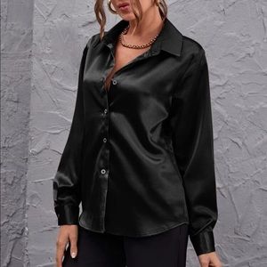 SHEIN black button down